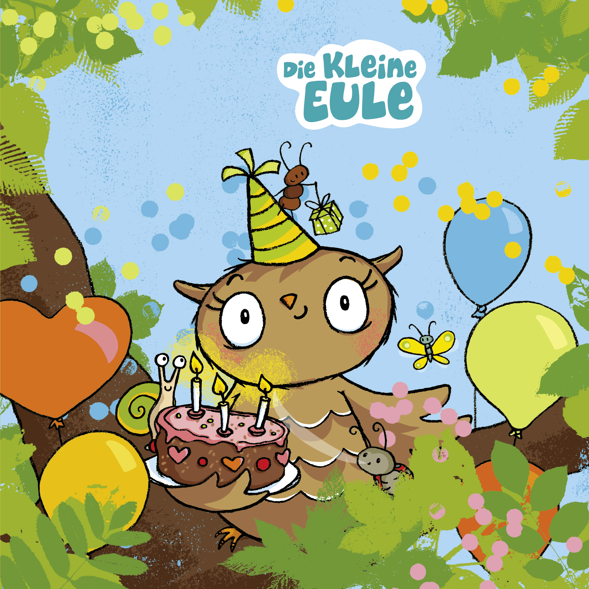 Eule mit der Beule Geburtstagsbild